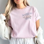 Maglietta personalizzata a tema religioso in cotone al 100% con testo Regalo di battesimo per cristiani e membri della Chiesa