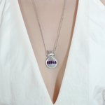 Personalizado Pet Remembrance Claro collar de cristal de almacenamiento de pelo con el nombre Memorial Aniversario Cumpleaños Regalo para las mujeres Pet Lovers