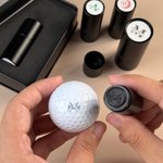 Faites-en Votre Trou en Un – Tampon Balle Golf Personnalisé avec Monogramme Initiale et Nom