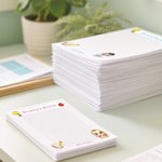 Personalisierte List It Or Lost It Cartoon Charakter Notizblock mit 40/80 Seiten und Name Geburtstag Geschenk für Familienmitglieder