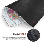 Quaderno di composizione personalizzato con matita Apple Tappetino per mouse antiscivolo con nome Regalo di apprezzamento per la giornata dell'insegnante per gli insegnanti Educatori