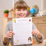 Personalisierte List It Or Lost It Cartoon Charakter Notizblock mit 40/80 Seiten und Name Geburtstag Geschenk für Familienmitglieder