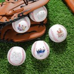 Personalised Photo Design Baseball with Text Game Day Anniversary Birthday Gift for Family Friend Baseball Lover
