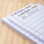 Personalised A Note From Tear-off Notepad with 40/80 Pages Office Work To Do List Back to School Appreciation Teacher's Day Gift for Teachers