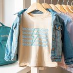 Personlig Lightning Grade 100% bomulls T-shirt för barn med namn och nummer Tillbaka till skolan Födelsedagspresent för barn som älskar baseboll