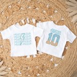 Personlig Lightning Grade 100% bomulls T-shirt för barn med namn och nummer Tillbaka till skolan Födelsedagspresent för barn som älskar baseboll