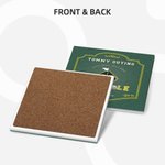 Personalised 19th Hole Golf Cheers Non-Slip Ceramic Coasters with Name Set of 4 Club Party Gift for Golf Player