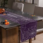 Personlig spindelvävsbordslöpare med namn och text Heminredning Husgeråd Halloween Present till familj vän