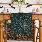 Personlig spindelvävsbordslöpare med namn och text Heminredning Husgeråd Halloween Present till familj vän