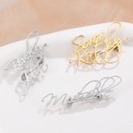 Personalisierte Soror Name Brosche Schwesternschaft Accessoire Geburtstag Geschenk für Schwester Freunde