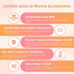 Gourde Enfant 475 ml Personnalisée avec Motif Dessin Animé Fleur Papillon et Nom Cadeau Anniversaire Rentrée Scolaire pour Garçons Filles