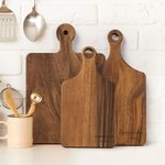 Personalisiertes Schlichtes Schneidebrett für Charcuterie und Wurstplatten mit Namen Datum Griff Einweihung Geburtstag Geschenk für Familie Freunde