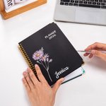 Henkilökohtainen 2026 Planner Syntymä Kukka A5 Spiral Notebook viikoittain kuukausittain suunnittelu sivut syntymäpäivä uusi vuosi lahja perheelle ystävät