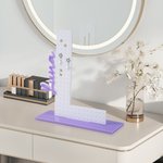 Personalised Multicolour Name Initial Acrylic Earring Holder with Base Earring Display Desktop Decor Birthday Holiday Gift for Women