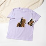 Personalised Embroidered Photo Design Multicolour T-shirt Sweatshirt Hoodie with Name Birthday Anniversary Gift for Horseback Riding Enthusiast