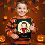 Cahier à spirales A5 avec nom Chapeau de sorcière Personnalisé Cadeau d'Halloween pour Garçons Filles
