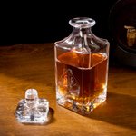 Personalised Engraved Initials Whiskey Decanter with Text and Date Birthday Anniversary Gift for Bartender Dad