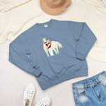 Personalised Embroidered Photo Design Multicolour T-shirt Sweatshirt Hoodie with Name Birthday Anniversary Gift for Horseback Riding Enthusiast
