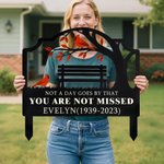 Personalized Cardinal Bird Theme Garden Stake with Text Name and Year Garden Decoration Memorial  Gift for Loss of Family Friends