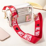 Gepersonaliseerd Multicolor Ball Hart Verstelbaar Crossbody Mobiele Telefoon Riem met 1-6 Namen Reizen Essentieel Verjaardag Moederdag Cadeau voor Haar