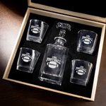 Personalisierte Vintage Football Thema Whiskey Dekanter mit eingraviertem Namen Bar Zubehör Jahrestag Geburtstag Geschenk für Whiskey Liquor Liebhaber