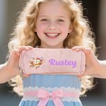 Personalised Cute Cartoon Subject Animals Multi-Compartment Pencil Case with Name Back to School Birthday Gift for Boys Girls