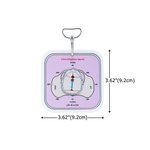 Personalized Fetal Position Wheel Badge with Name and Title Labor Delivery Visual Education Aide Graduation Gift for Midwives Students