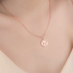 Gepersonaliseerde Baby Handafdruk Voetafdruk Ketting met Naam Geboorte Informatie Minimalistische Sieraden Verjaardag Verjaardag Cadeau voor Pasgeboren Baby Moeder