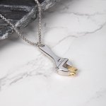 Personalizado Corazón Llave Urna Colgante Collar con Texto Grabado Cremación Joyería Memorial Simpatía Regalo por la Pérdida de Seres Queridos