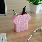 Personalized Nurse Uniform Magnetic Pen Holder with Text Locker Accessories Birthday Appreciation Gift for Nurses Doctors Medical Staff