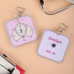 Personalized Fetal Position Wheel Badge with Name and Title Labor Delivery Visual Education Aide Graduation Gift for Midwives Students