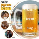 Personalisierte Faust Design lustigen Text 16,6 oz Bierglas mit Namen und Griff Cheers Herausforderung Bar Spiel Oktoberfest Geschenk für Familie Freunde Bierliebhaber