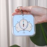 Personalized Fetal Position Wheel Badge with Name and Title Labor Delivery Visual Education Aide Graduation Gift for Midwives Students