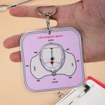 Personalized Fetal Position Wheel Badge with Name and Title Labor Delivery Visual Education Aide Graduation Gift for Midwives Students
