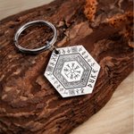Personalized Nordic Viking Dog Tag with Name and Text Pet Supplies Daily Use Pet Party Birthday Gift for Pet Owners Nordic Culture Lovers