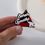 Personalized Delta Elephant Sorority Pin Badge with Name Initiation Anniversary Gift for Friends Girls Sorors
