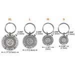 Personalized Nordic Viking Dog Tag with Name and Text Pet Supplies Daily Use Pet Party Birthday Gift for Pet Owners Nordic Culture Lovers