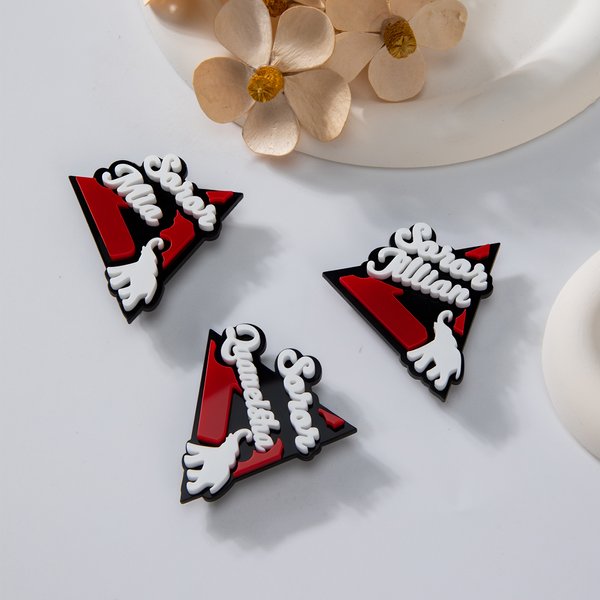 Personalized Delta Elephant Sorority Pin Badge with Name Initiation Anniversary Gift for Friends Girls Sorors