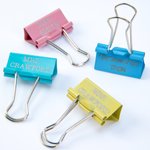 Set di clip per raccoglitori di carta personalizzati multicolore da 4 pezzi con titolo e cognome Regalo di apprezzamento per gli insegnanti per il ritorno a scuola