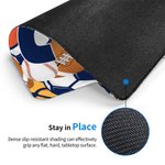 Tappetino per mouse personalizzato a strisce mimetiche con iniziali del numero e nome Regalo per giovani per uso quotidiano