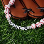 Personalised Baseball Softball Acrylic Beaded Necklace with Name Team Spirit Wear Game Day Birthday Gift for Teenagers Baseball Softball Players