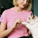 Personalized Embroidered Pet Photo T-shirt Sweatshirt Hoodie with 1-3 Names Pet Party Birthday Gift for Pet Lovers