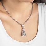 Personalized Football Soccer Volleyball Necklace with Engraved Name Dainty Jewellery Birthday Anniversary Game Day Gift for Players Sports Lovers