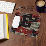 Tappetino per mouse personalizzato a strisce mimetiche con iniziali del numero e nome Regalo per giovani per uso quotidiano