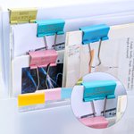 Set di clip per raccoglitori di carta personalizzati multicolore da 4 pezzi con titolo e cognome Regalo di apprezzamento per gli insegnanti per il ritorno a scuola