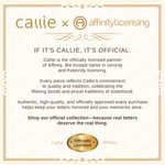 Personalized Bow Tie Heart Design Key Pouch with Sorority Name Bid Day Sorority Initiation Gift for Friends Girls | Callie × Affinity Licensing
