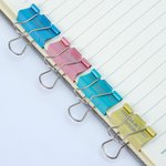 Set di clip per raccoglitori di carta personalizzati multicolore da 4 pezzi con titolo e cognome Regalo di apprezzamento per gli insegnanti per il ritorno a scuola