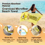 Serviette de plage personnalisée avec le nom du Marsupilami Cadeau d'anniversaire pour amis famille Callie × Marsupilami®