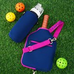 Personalisierte Pickleball Paddel Abdeckung und Drawstring Pouch Set mit Emborderied Text Game Day Geburtstagsgeschenk für Pickleball Spieler