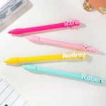 Personalised 3D Printed Multiple Fonts Name Pen 3 Pcs Back to School Gift for Kid Student Teacher